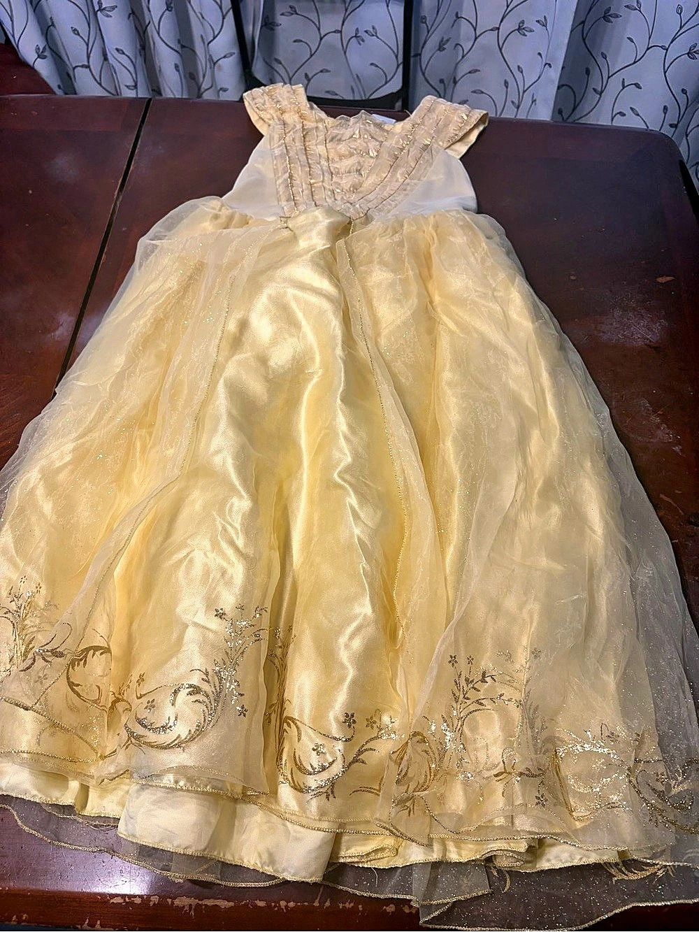 Disney Store Belle Costume for Kids - Beauty and the Beast Girls 7/8